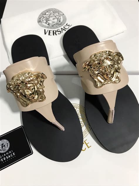 versace beach sandals|versace sandals price.